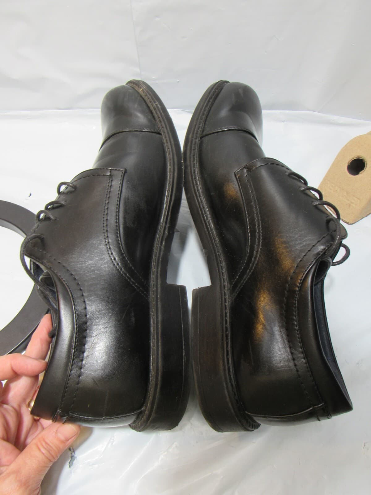 Bruno Marc Downing Men’s Dress Shoes Black Size 13 (P59K) - Thumbnail 6