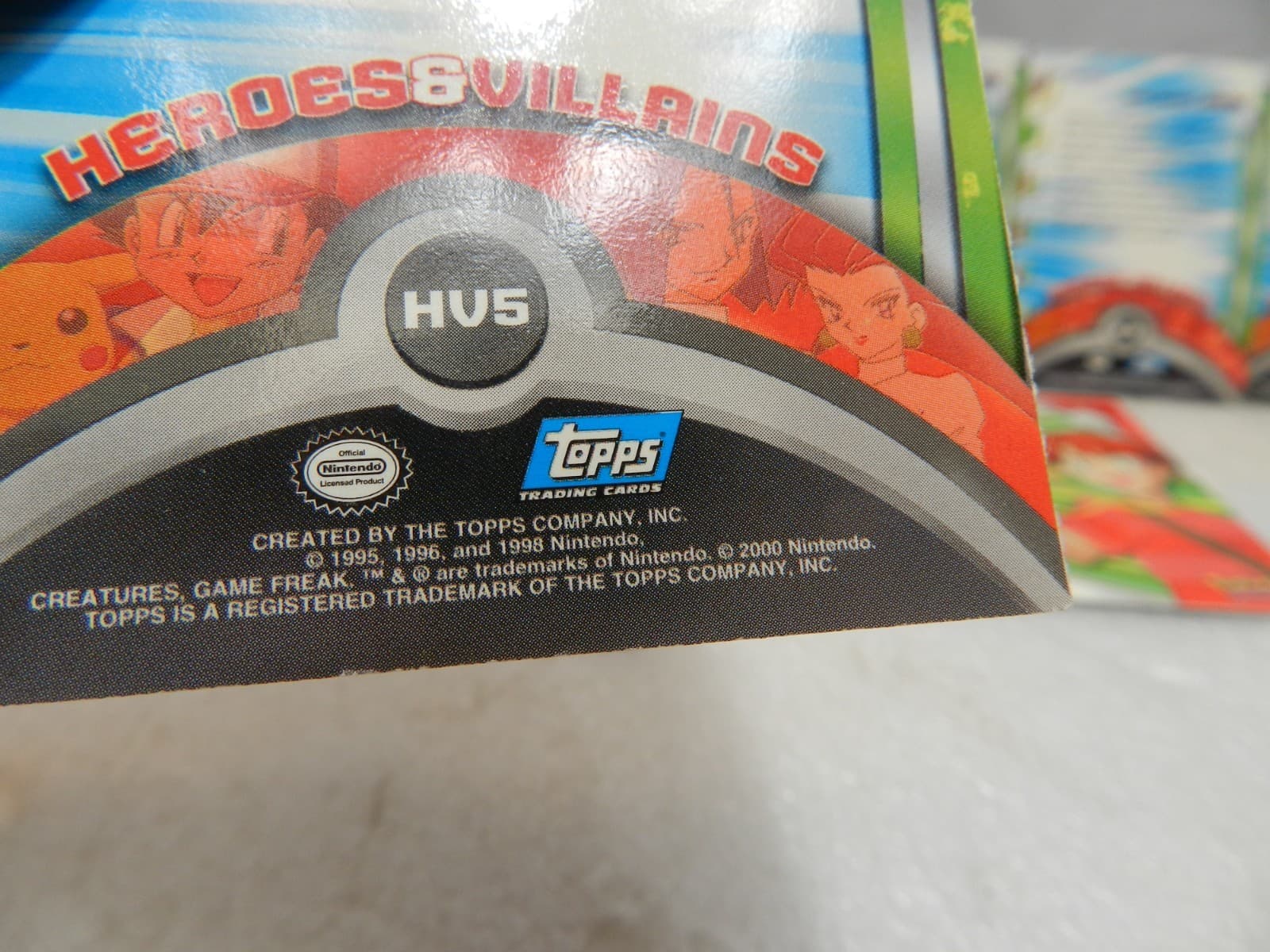 2000 Topps Pokemon Tv Animation Series Heroes And Villains Cards Y78JJ - Thumbnail 8