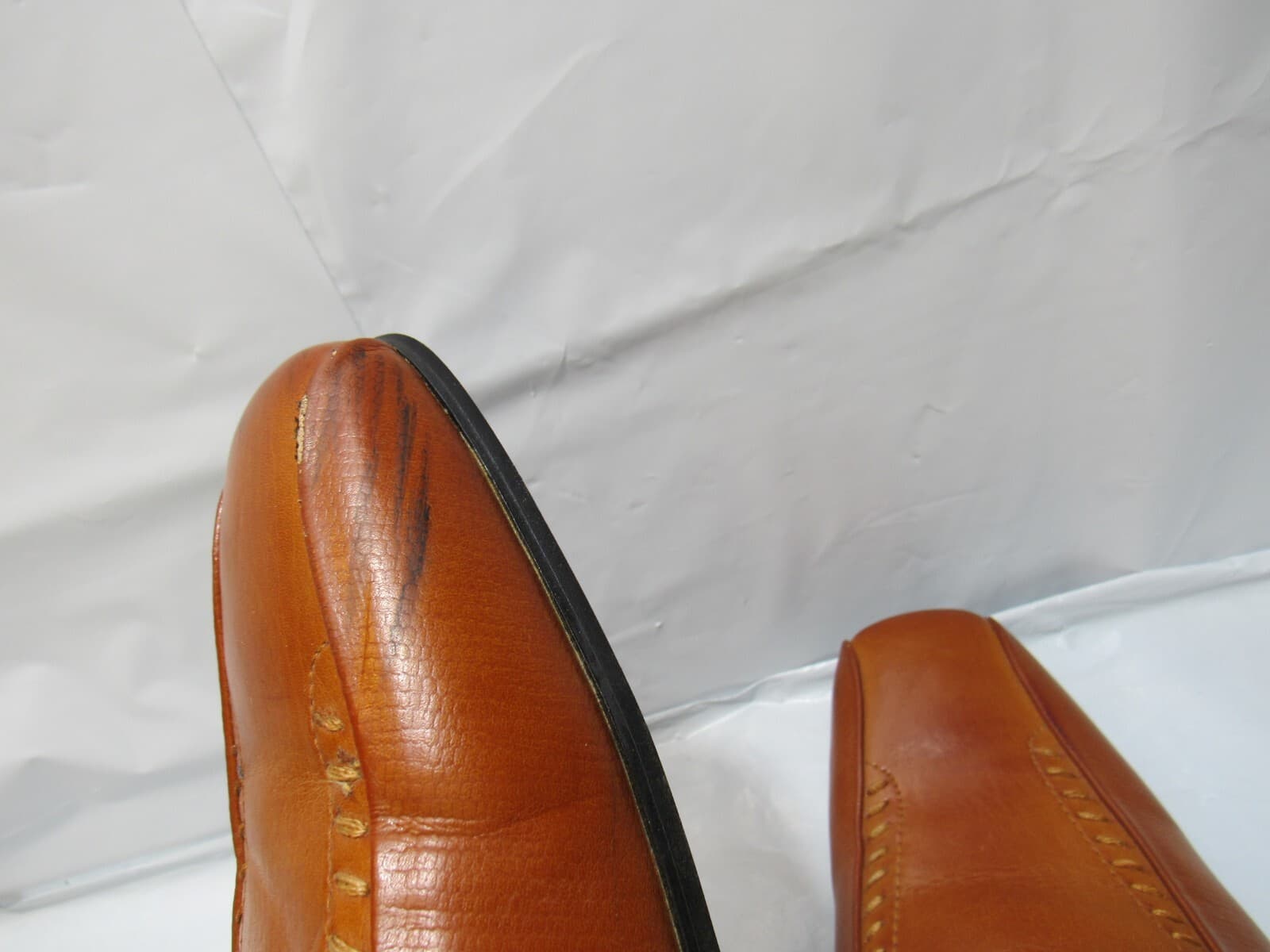 Bruno Marc Men Gordon Leather Classic Dress Shoe Slip On Size 14 brown (P61K - Thumbnail 9