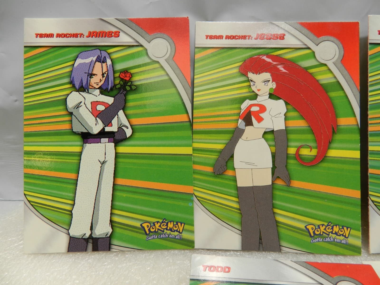2000 Topps Pokemon Tv Animation Series Heroes And Villains Cards Y78JJ - Thumbnail 2