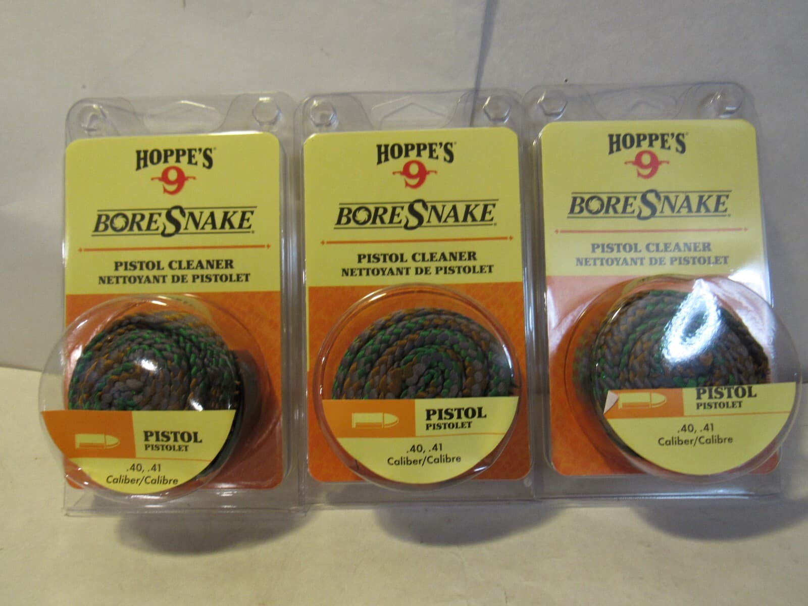 3 Hoppe's 24003 BoreSnake Pistol and Revolver Bore Cleaner .40, .41 Caliber s50K - Thumbnail 2