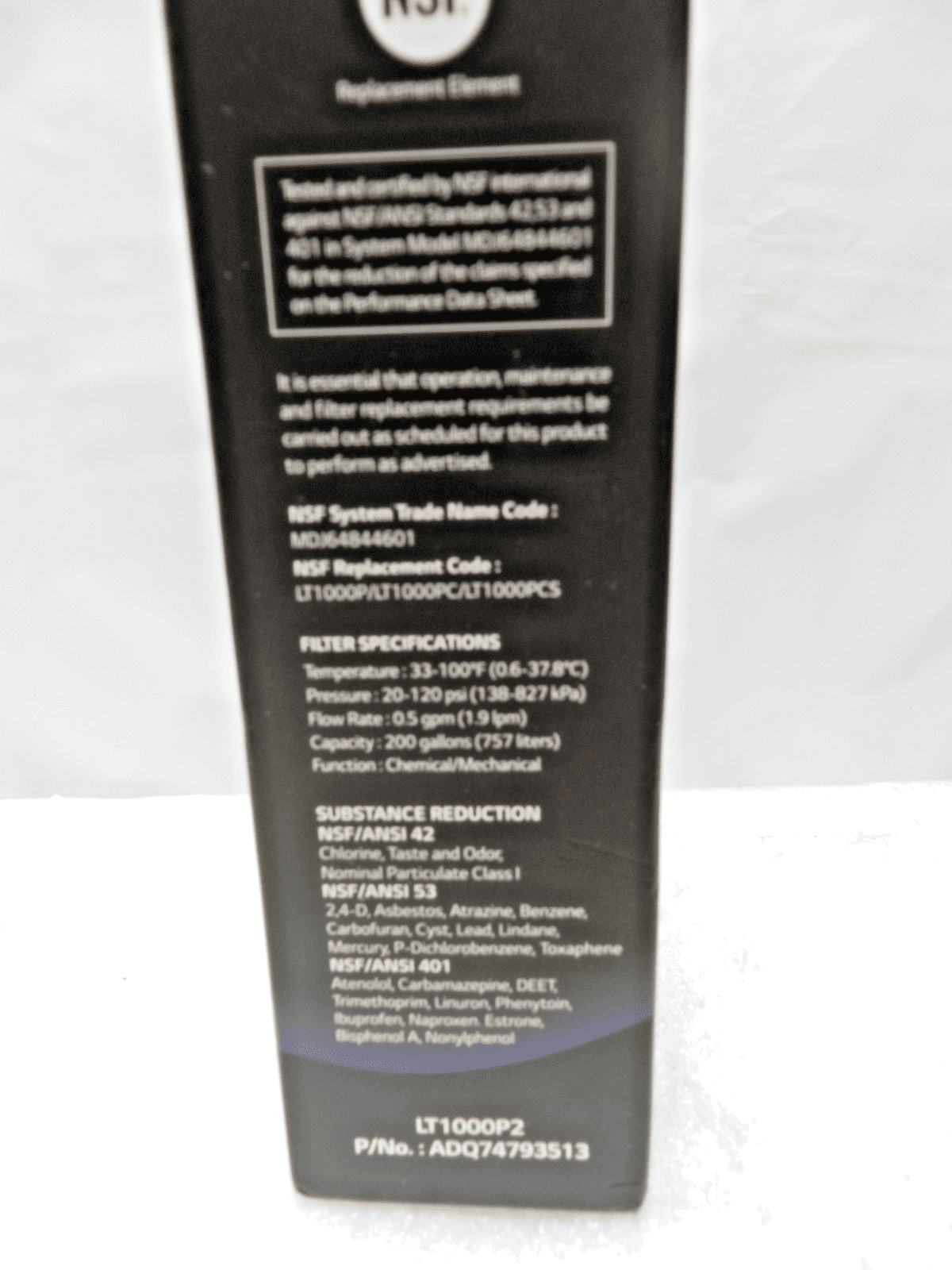 2 - LG LT1000P2 6-Month /200 Gallon Refrigerator Replacement Water Filter (L31K) - Thumbnail 3
