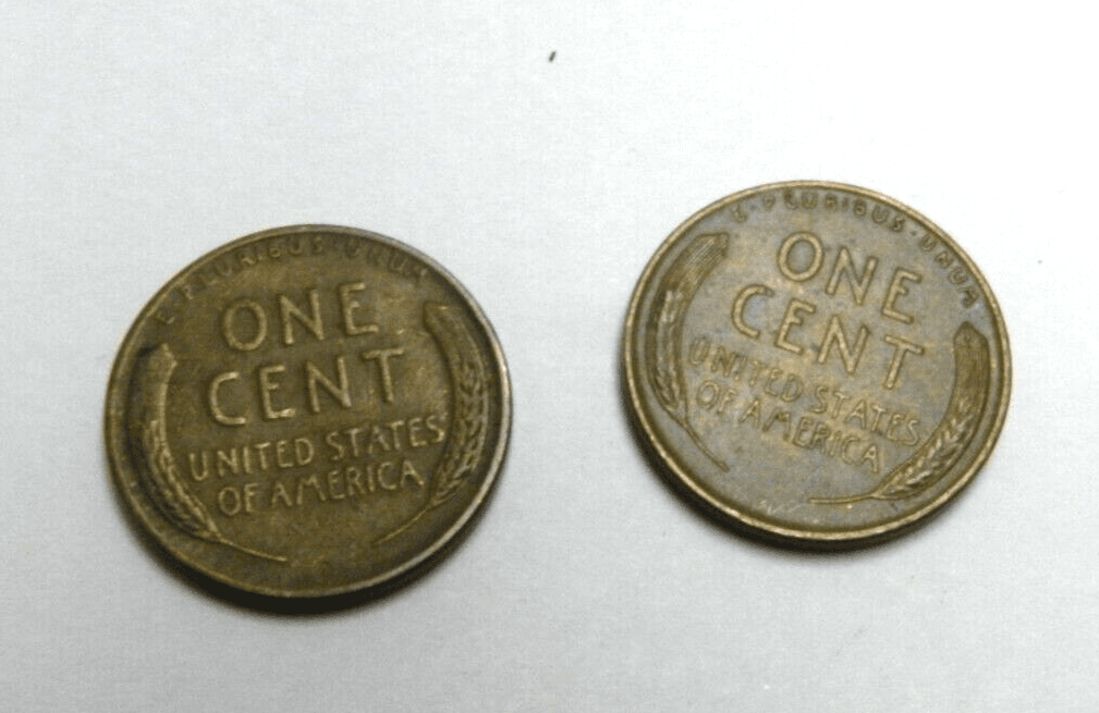 2 - 1945 No Mint Mark Wheat Penny Circulated Unpolished/Ungraded M30K - Thumbnail 3