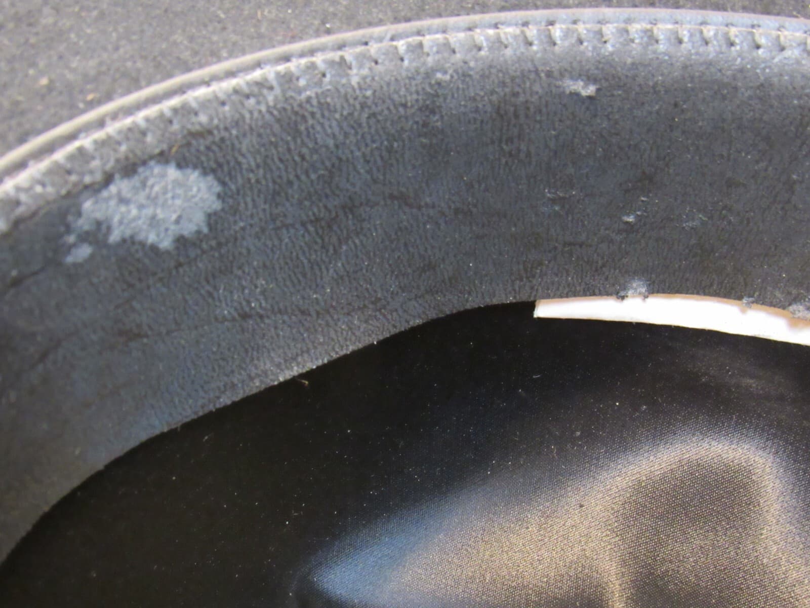 Vintage Resistol Guthrie Western Felt Cowboy Hat Black Size 7 Oval 4" Brim K37K - Thumbnail 11