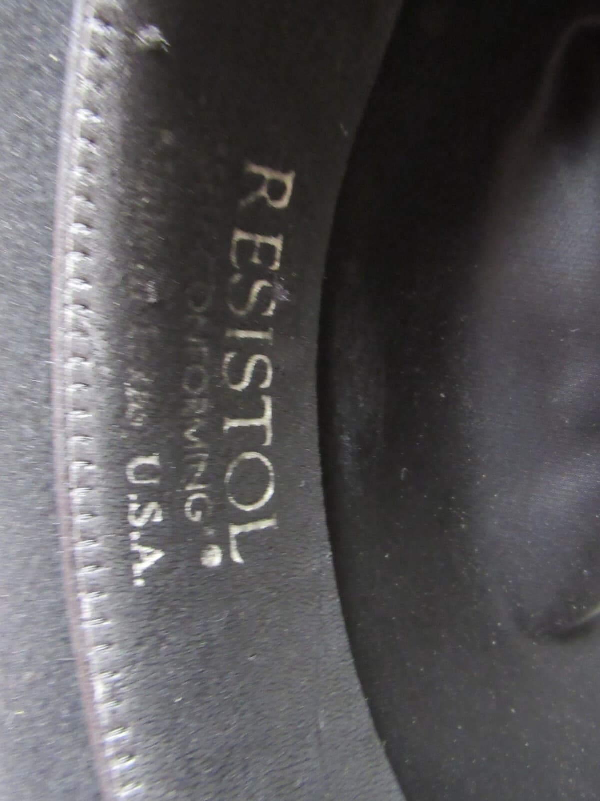 Vintage Resistol Guthrie Western Felt Cowboy Hat Black Size 7 Oval 4" Brim K37K - Thumbnail 7