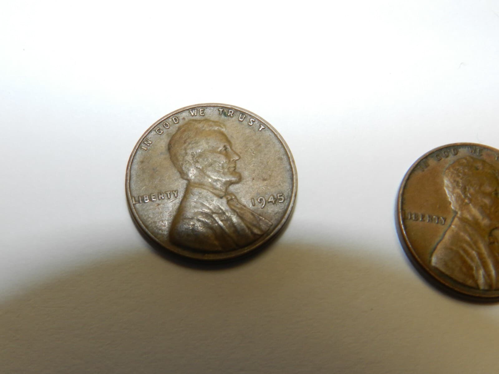 2 - 1945 No Mint Mark Wheat Penny Circulated Unpolished/Ungraded M29K - Thumbnail 5