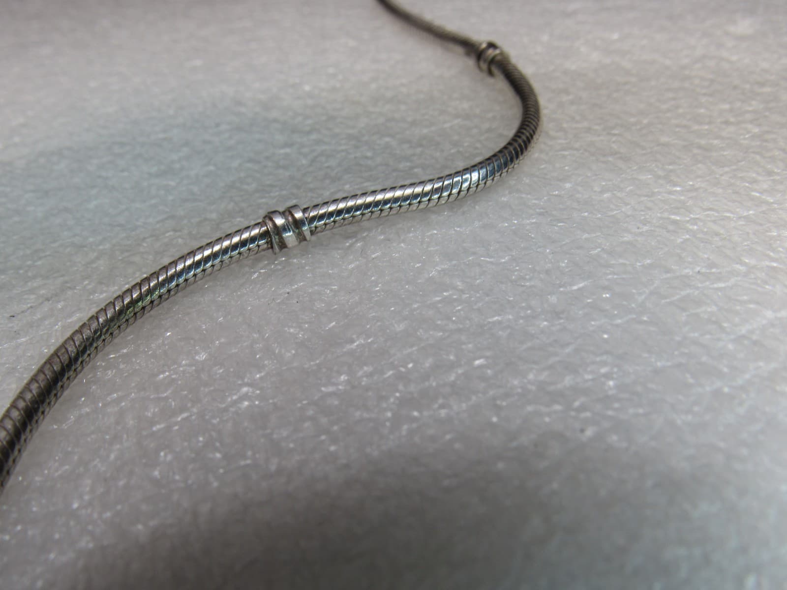 Pandora Silver Snake Bracelet - No Charms Included 7" (K35K) - Thumbnail 5