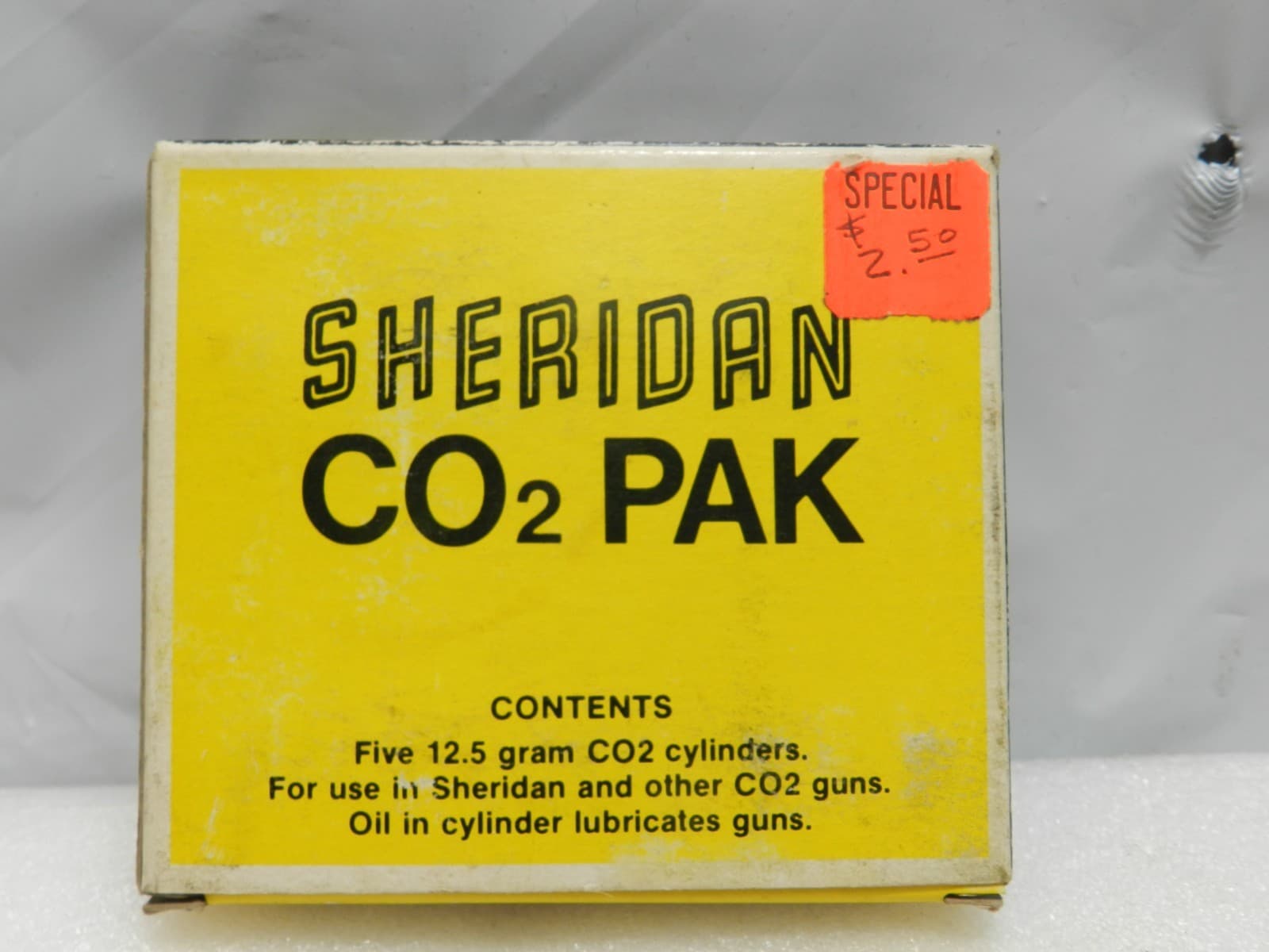 Vintage 5 Pak Pack Box Sheridan Pellet Rifle Pistol CO2 Cylinders (G56S) - Thumbnail 4