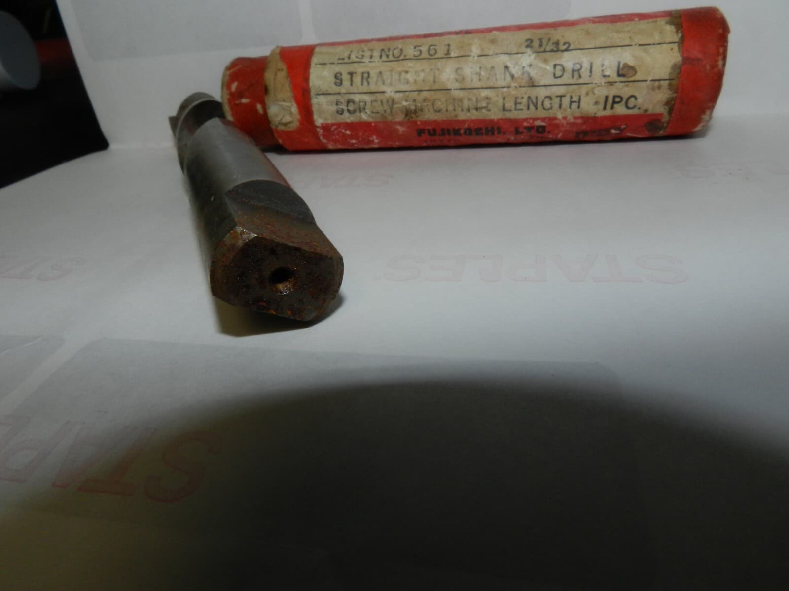 NACHI HSS 23/32" Straight Shank Drill - Screw Machine Length X13K - Thumbnail 3