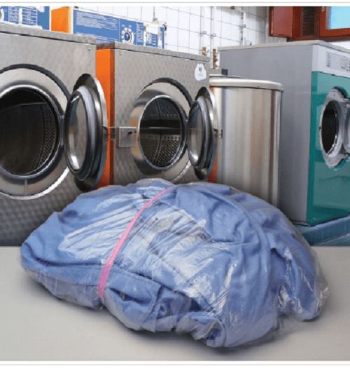 Box of 100 Hot Water Soluble Laundry Bags Clear 36” x 39” WSB3639 (S53K) - Thumbnail 6