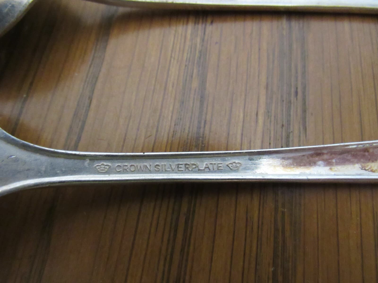 7 Vintage Crown Radiance Silverplate Tablespoons G34K - Thumbnail 4
