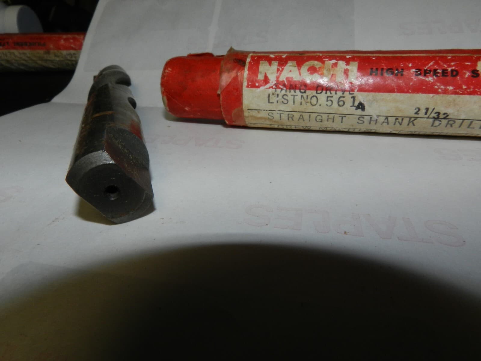 NACHI HSS 23/32" Straight Shank Drill - Screw Machine Length X14K - Thumbnail 5