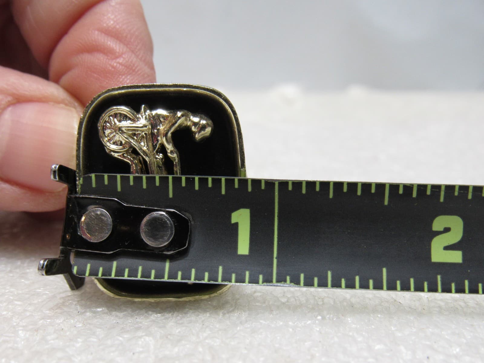 Vintage Gold-Tone Cufflinks Horse-Drawn Carriage/Sulky & Steam Locamotive (C91JJ - Thumbnail 6