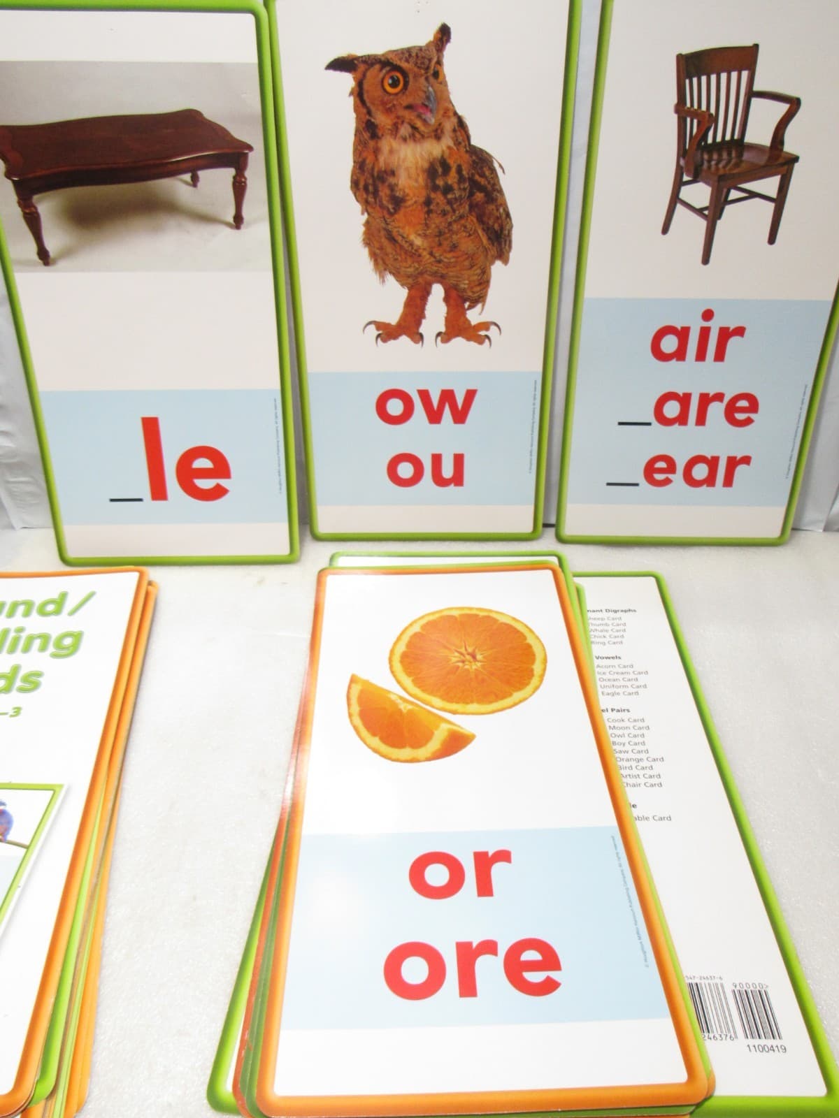 Houghton Mifflin Journeys Sound / Spelling Cards Grades 1-3 Homeschool (B53J) - Thumbnail 10