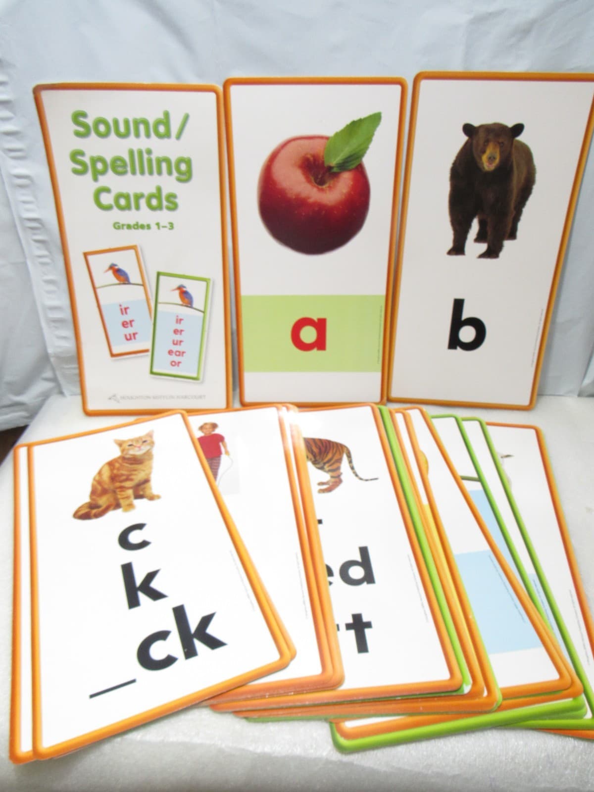 Houghton Mifflin Journeys Sound / Spelling Cards Grades 1-3 Homeschool (B53J)