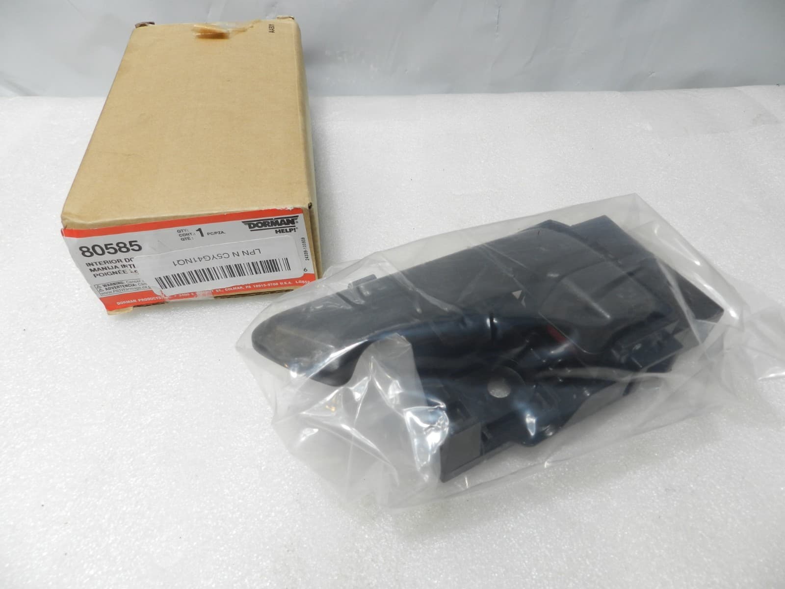 Dorman 80585 Interior Door Handle Front Left Textured Black F23J