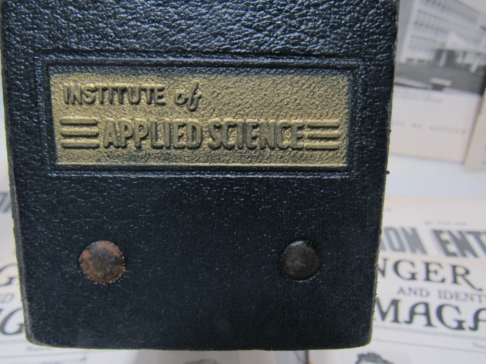 1950s Finger Print & Identification Magazine Binder & Books Law Enforcement B60 - Thumbnail 6