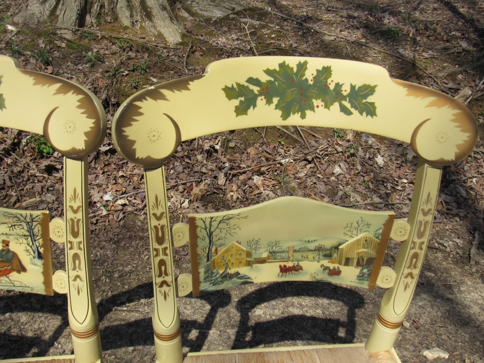 Hitchcock Limited Ed Christmas Chairs 1987-1990 (Set of 4) (K) - Thumbnail 13