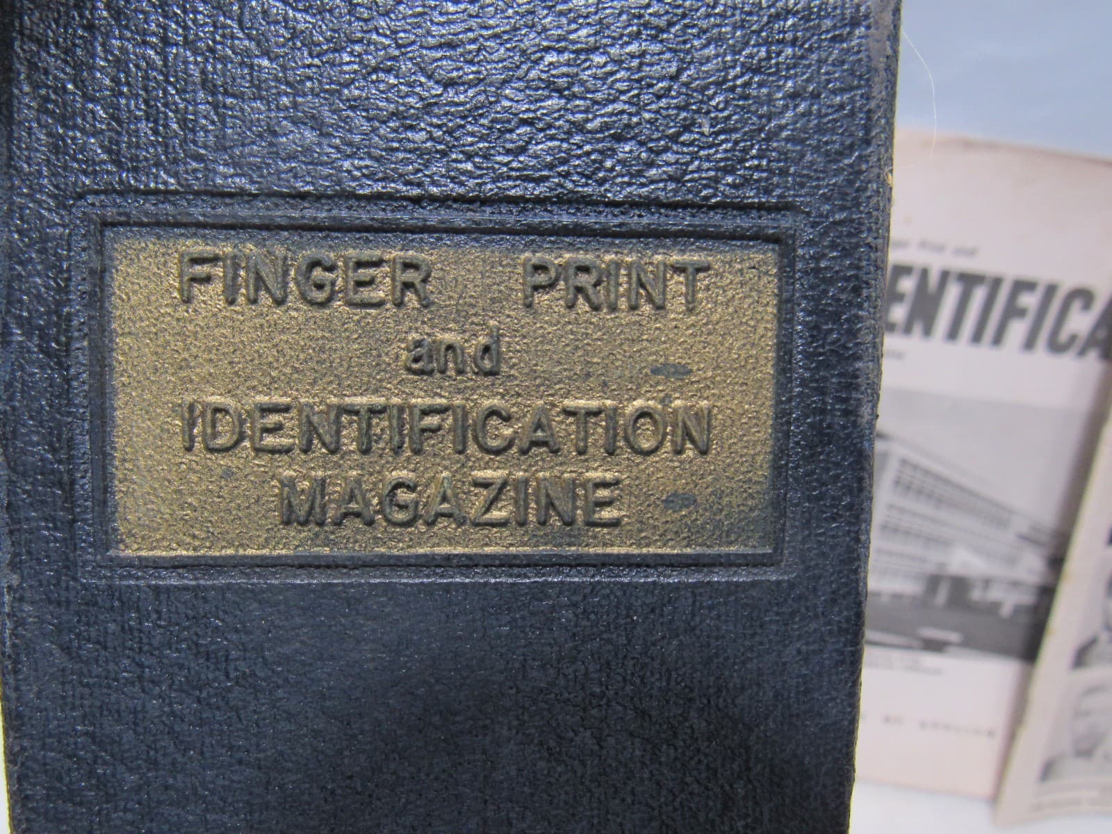 1950s Finger Print & Identification Magazine Binder & Books Law Enforcement B60 - Thumbnail 5
