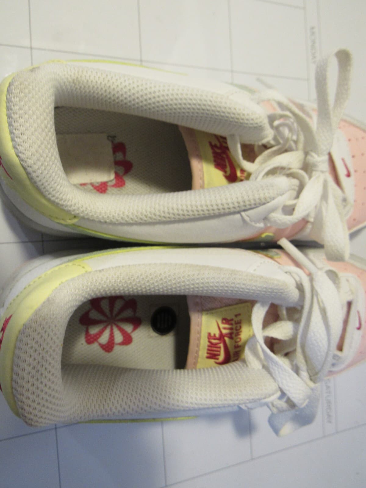 Youth Size 6y / Womens SZ 7.5 Nike Air Force 1 Impact GS 'Easter' DR4853-100 C36 - Thumbnail 5