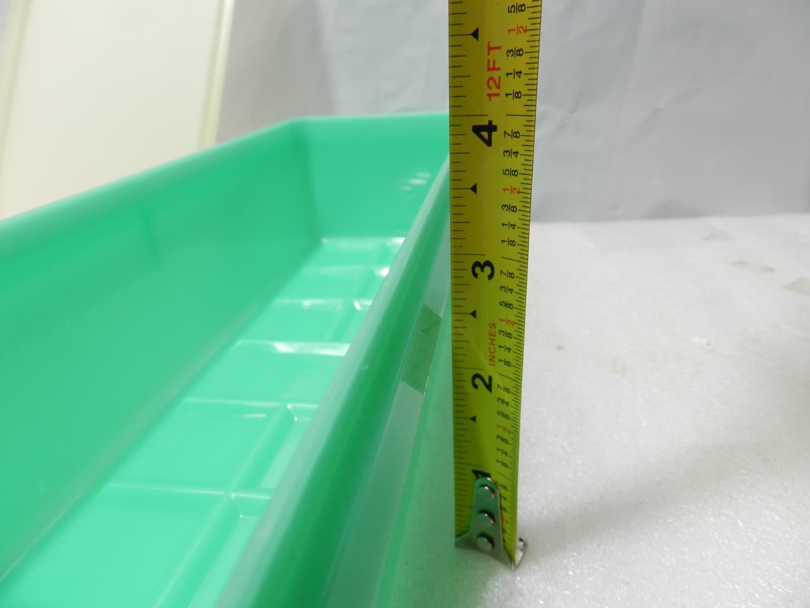 Vintage Tupperware Crisper Keeper 892-6 with lid Jade Green (G65J) - Thumbnail 6
