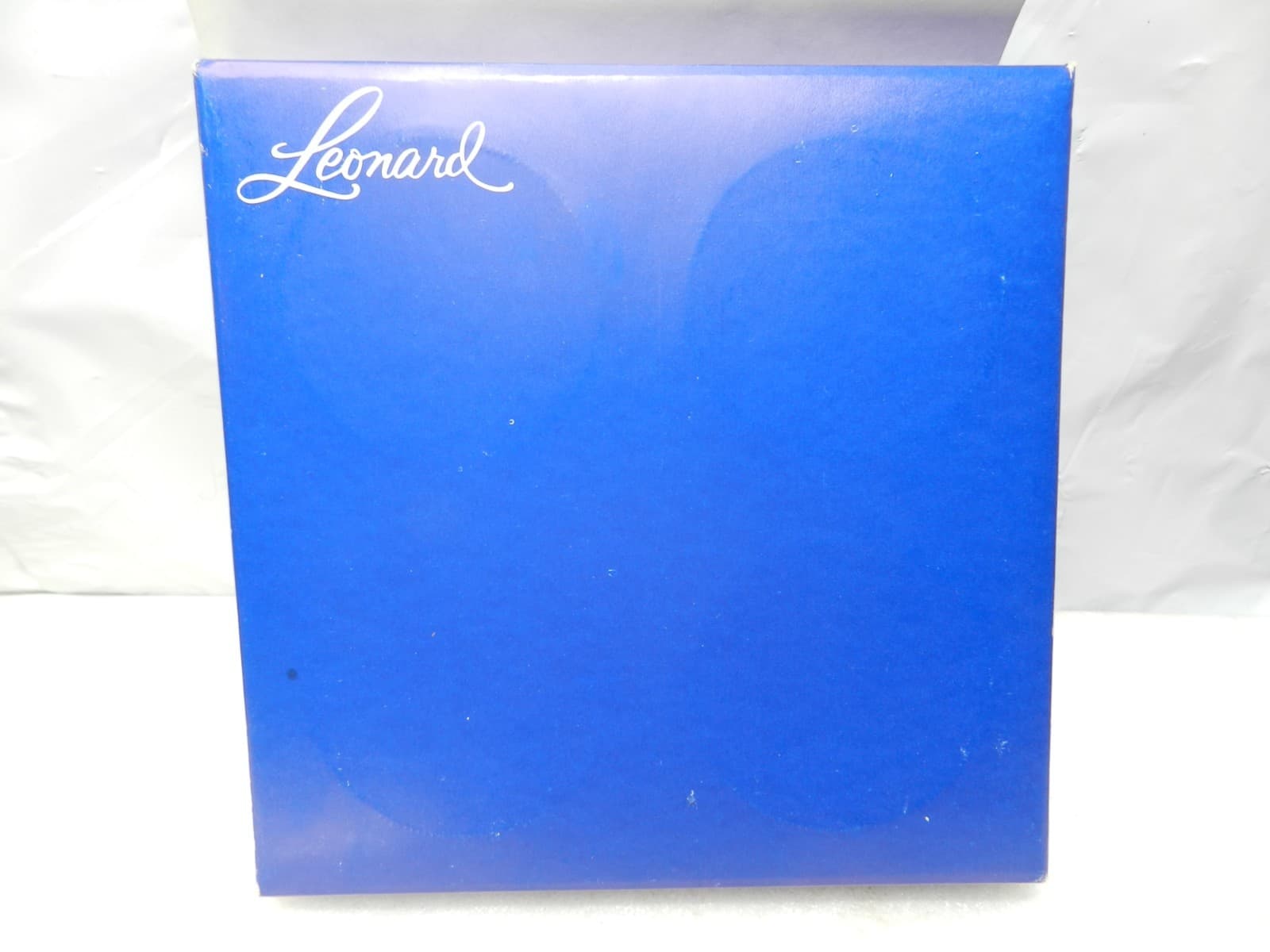 Vintage Leonord Crystal & Silver Coaster Ashtray Set Factory Sealed (G67J - Thumbnail 4