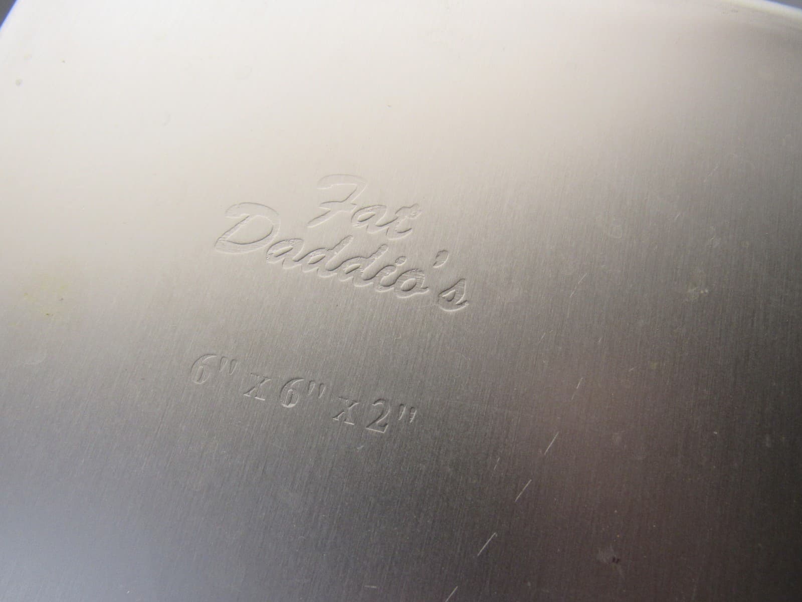 Fat Daddio's Anodized Aluminum Square Cake Pan 6"x 6"x 2" Cakes Bakeware (57K) - Thumbnail 2
