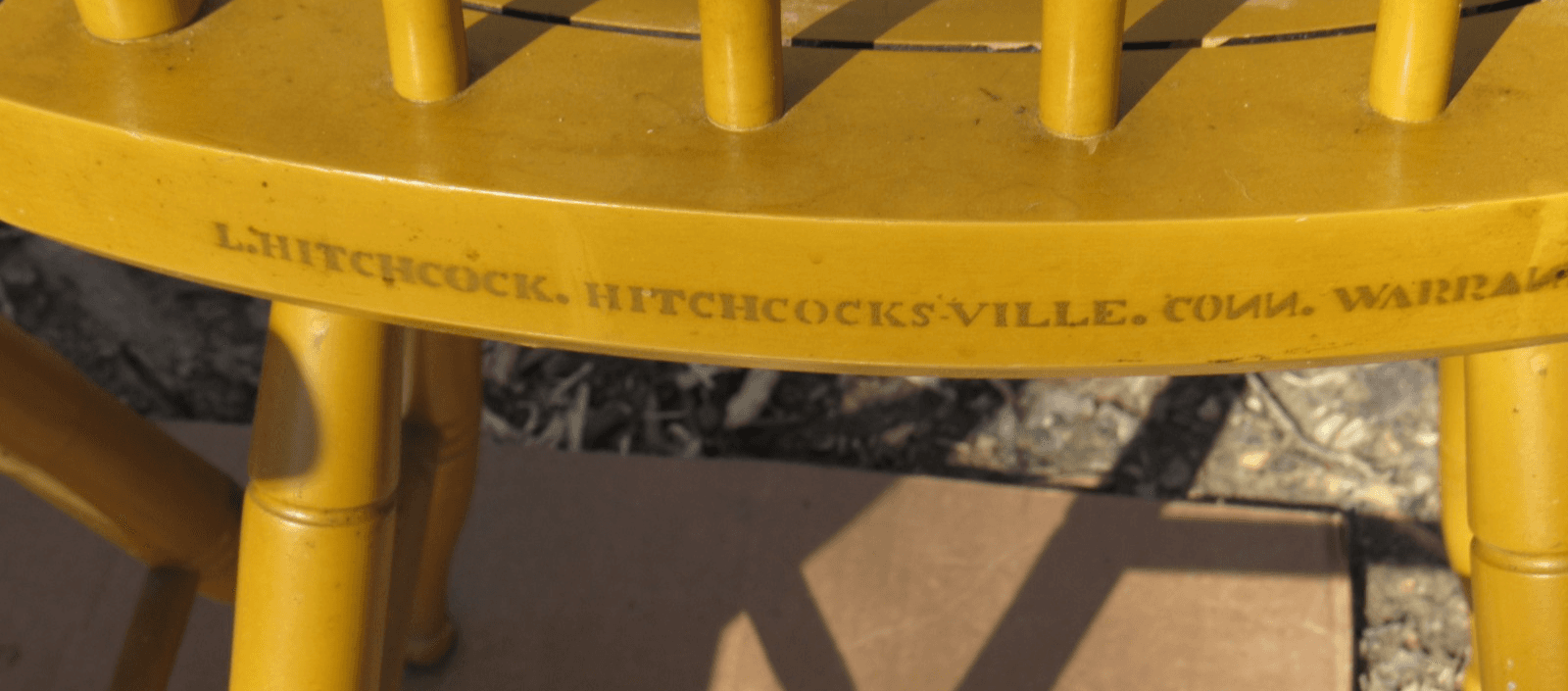 Set of 6 Vintage L. Hitchcock Stenciled Farmhouse Harvest Dining Chairs (K) - Thumbnail 11