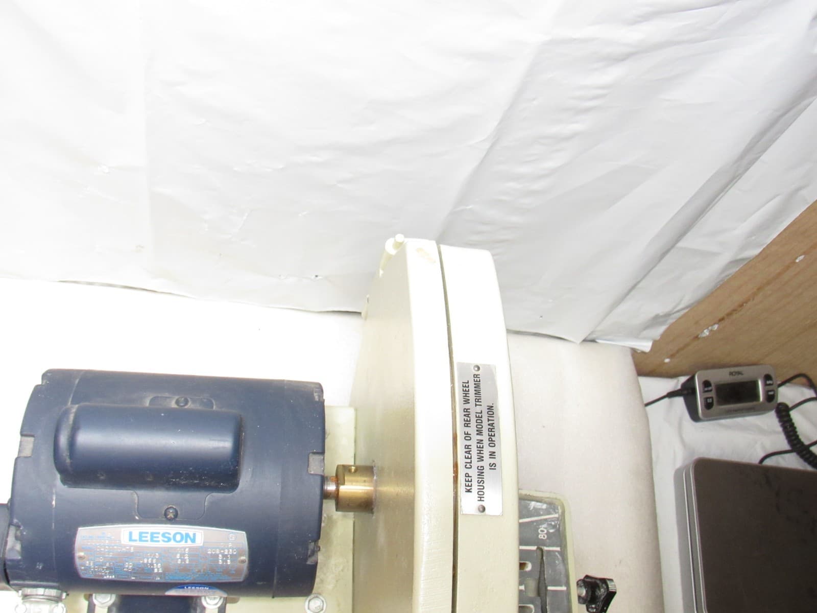 Buffalo Dental 61790A Wet Model Trimmer Leeson 100006.00 1/3hp 1725rpm Motor B71 - Thumbnail 13