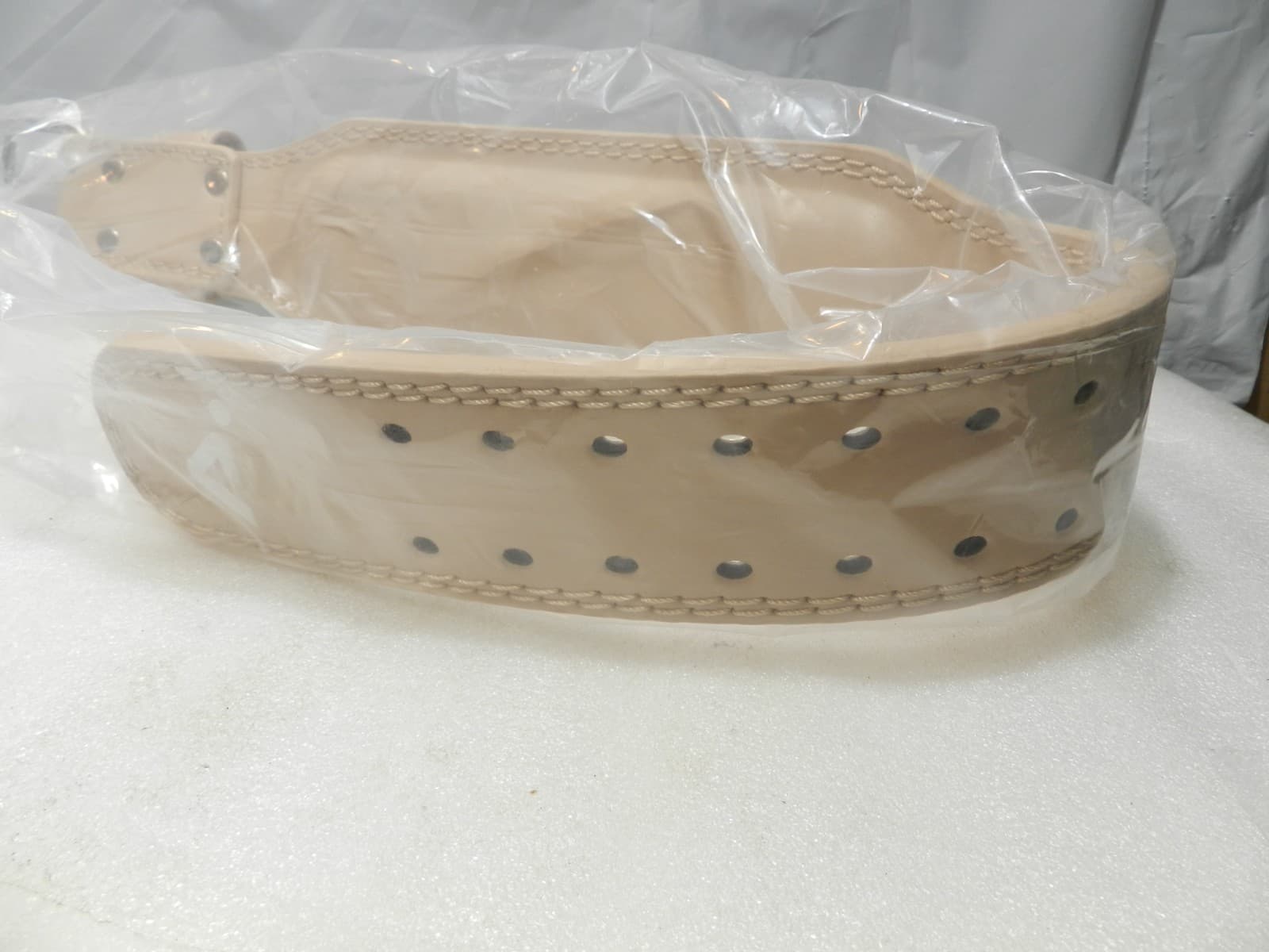 Pinnacle Weight Lifting Stabilize Belt Tan XS Double Prong F26J - Thumbnail 5