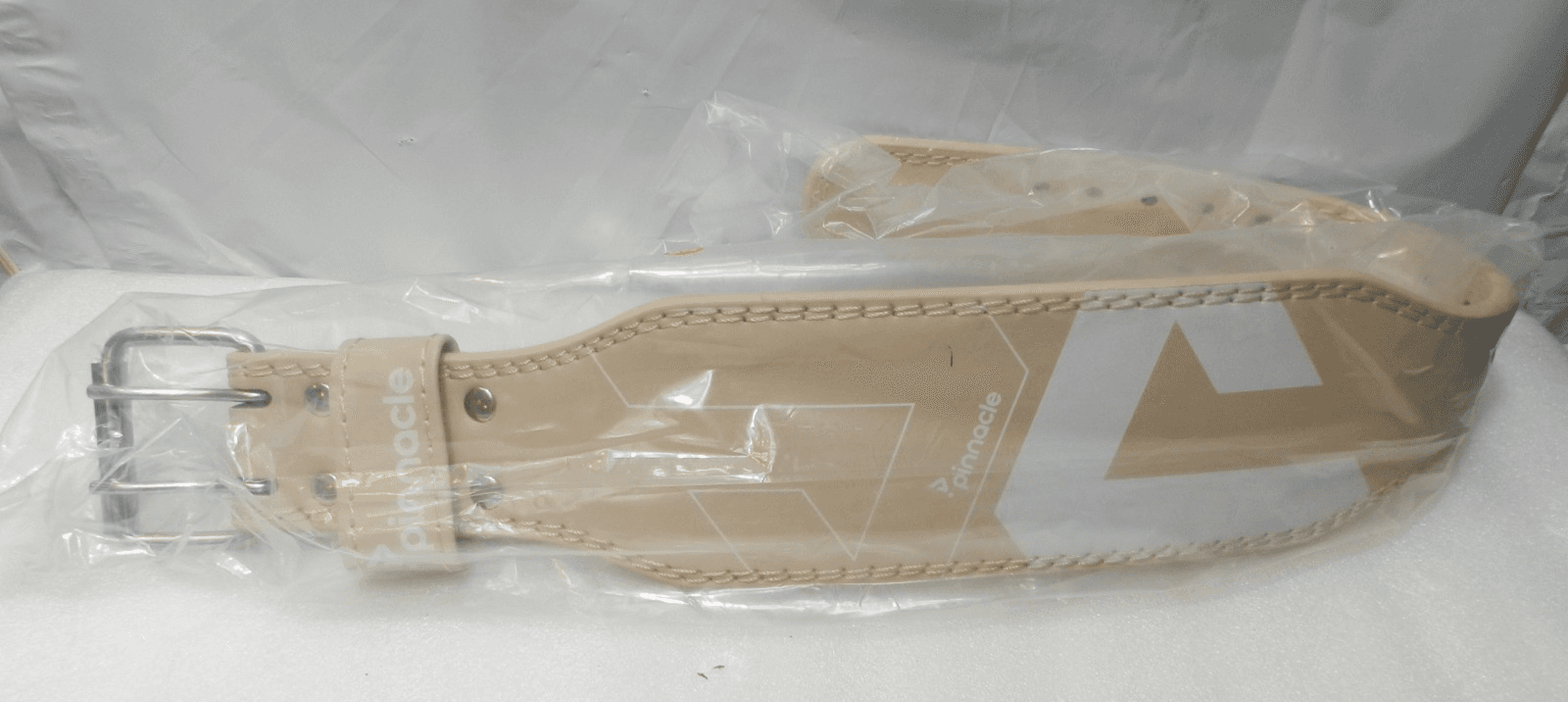 Pinnacle Weight Lifting Stabilize Belt Tan XS Double Prong F26J