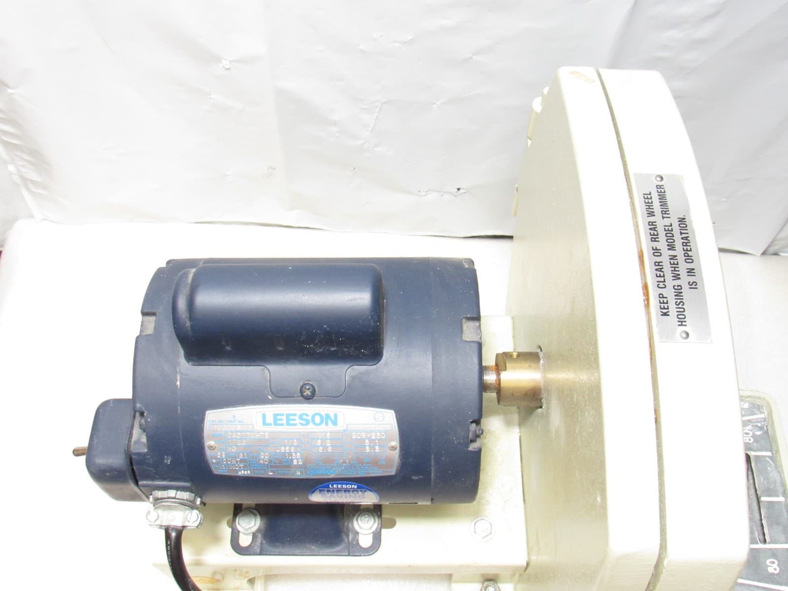 Buffalo Dental 61790A Wet Model Trimmer Leeson 100006.00 1/3hp 1725rpm Motor B71 - Thumbnail 14