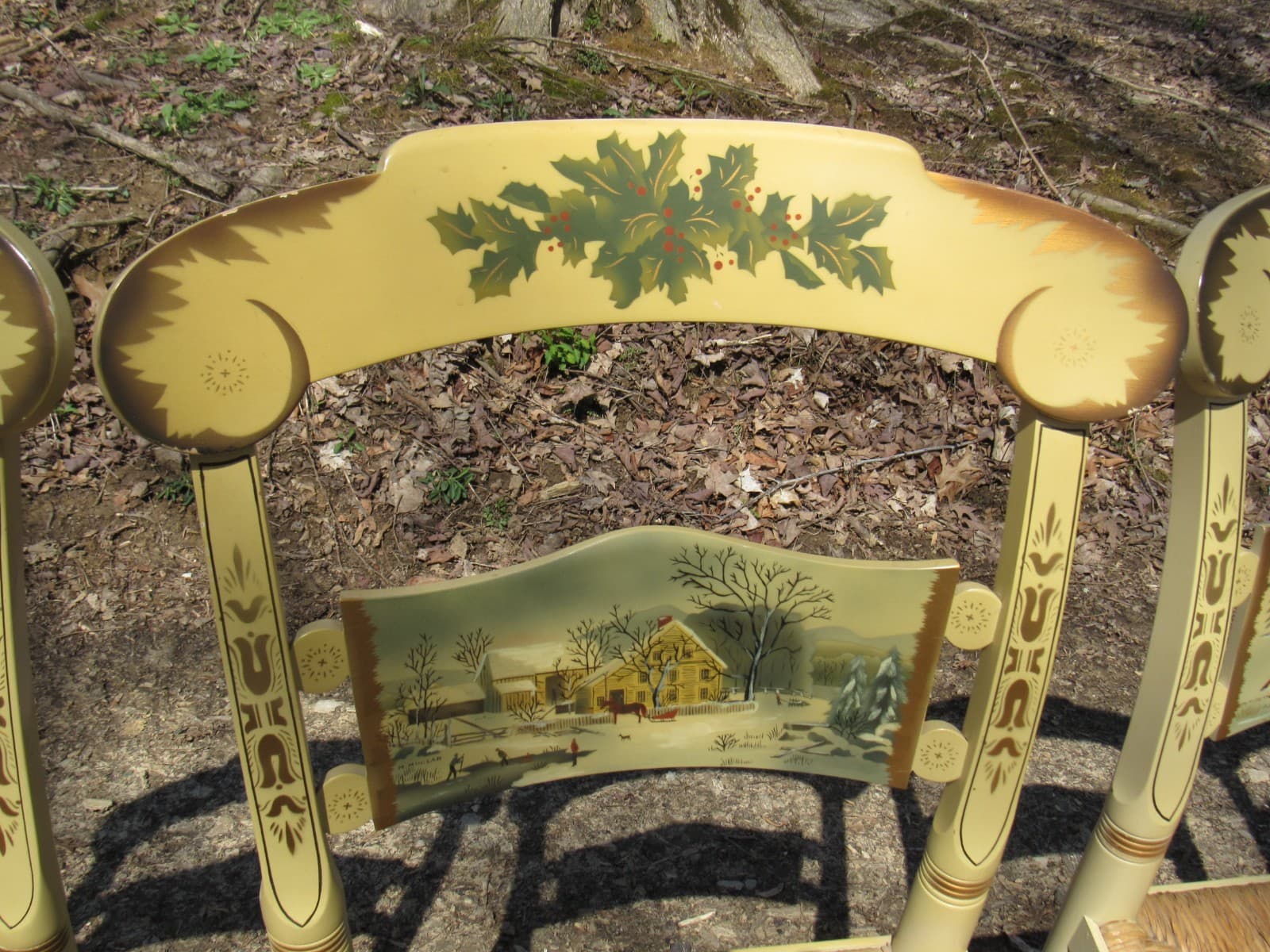 Hitchcock Limited Ed Christmas Chairs 1987-1990 (Set of 4) (K) - Thumbnail 11