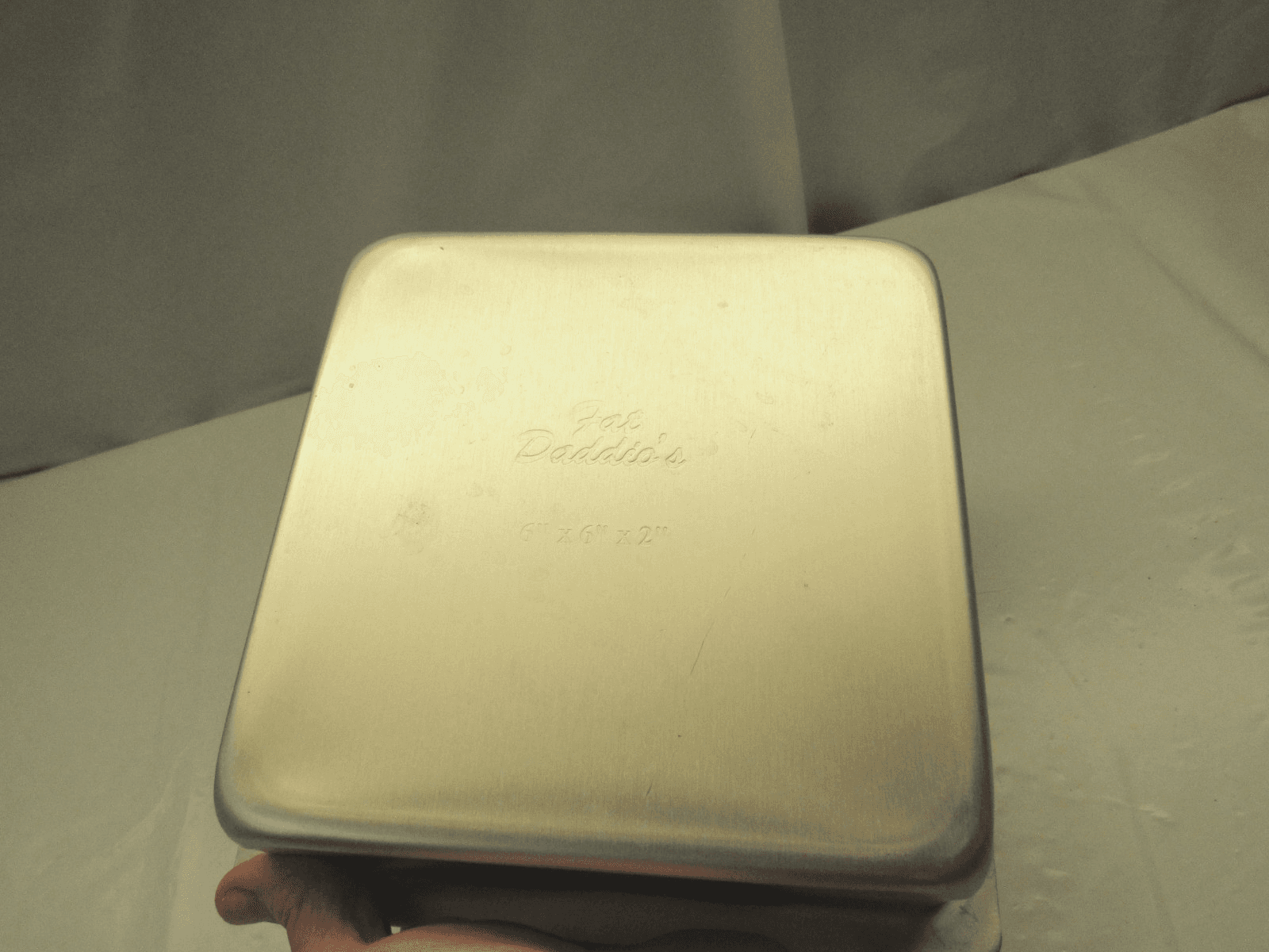Fat Daddio's Anodized Aluminum Square Cake Pan 6"x 6"x 2" Cakes Bakeware (57K) - Thumbnail 3