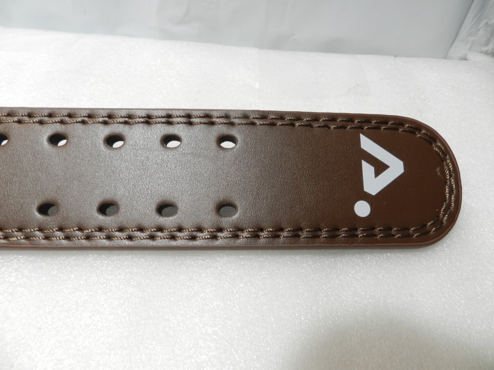 Pinnacle Weight Lifting Stabilize Belt Brown XS Double Prong F25J - Thumbnail 5