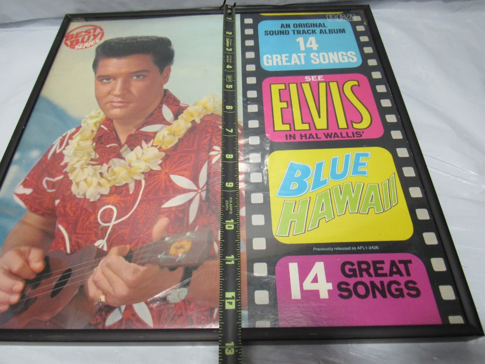 Elvis Presley Framed Album Cover Blue Hawaii Aloha from Hawaii Via Satelight M89 - Thumbnail 10