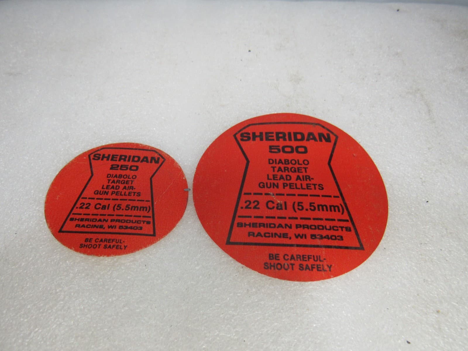 4 Vintage Empty Advertising Air Rifle Pistol Pellet Tins (G63S) - Thumbnail 6