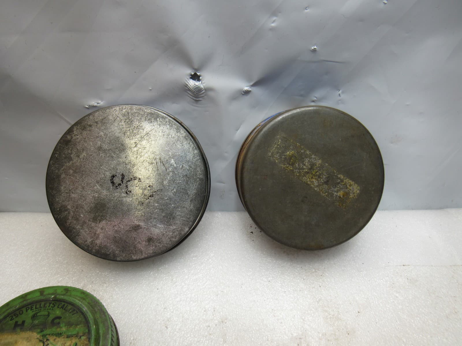 4 Vintage Empty Advertising Air Rifle Pistol Pellet Tins (G63S) - Thumbnail 3
