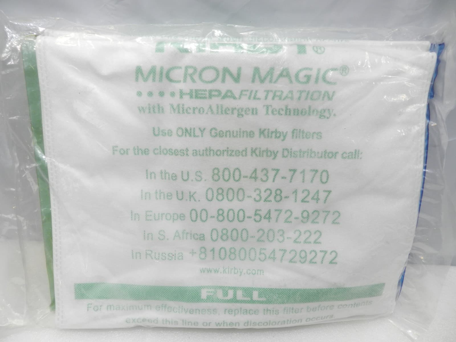 Kirby 6-Pk Micron Magic HEPA Filter Vacuum Bags #204811 Fits F & Twist StyleF40J - Thumbnail 4