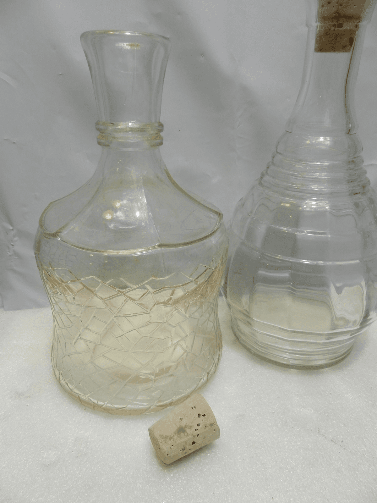 4 Vintage Whitehouse Vinegar Bottle 1960s glass (C96J) - Thumbnail 2