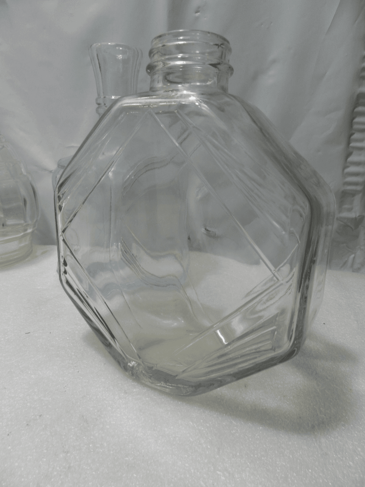 4 Vintage Whitehouse Vinegar Bottle 1960s glass (C96J) - Thumbnail 6