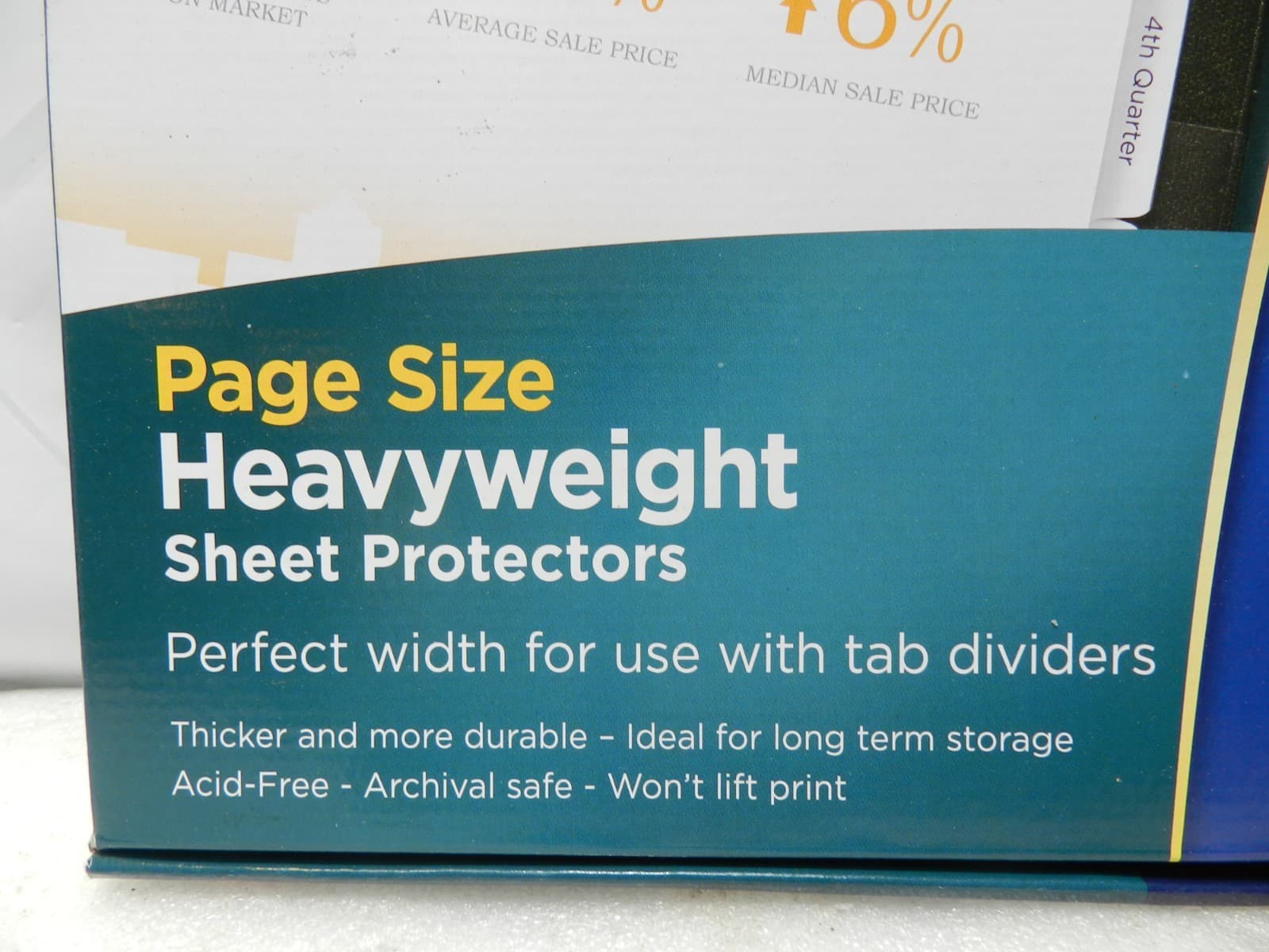 Avery Page Size Heavyweight Sheet Protectors 8.5" x 11" Diamond Clear 50 CT G88K - Thumbnail 4