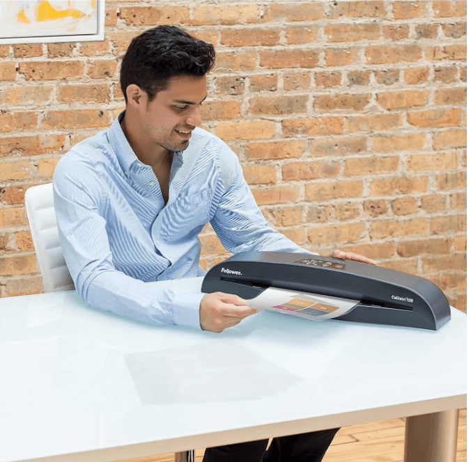 Fellowes Callisto 95 Laminator 9 1/2" Width Auto Shut Off Pouch Starter Kit Q65K - Thumbnail 5