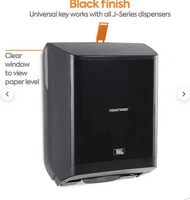 Coastwide Prof Automatic Touchless Paper Towel Dispenser CWJAHT-B BLACK (Q66K) - Thumbnail 6