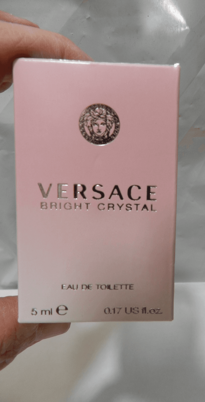 Versace Bright Crystal Mini Eau De Toilette For Women 5ml/0.17fl.oz. G86K - Thumbnail 4