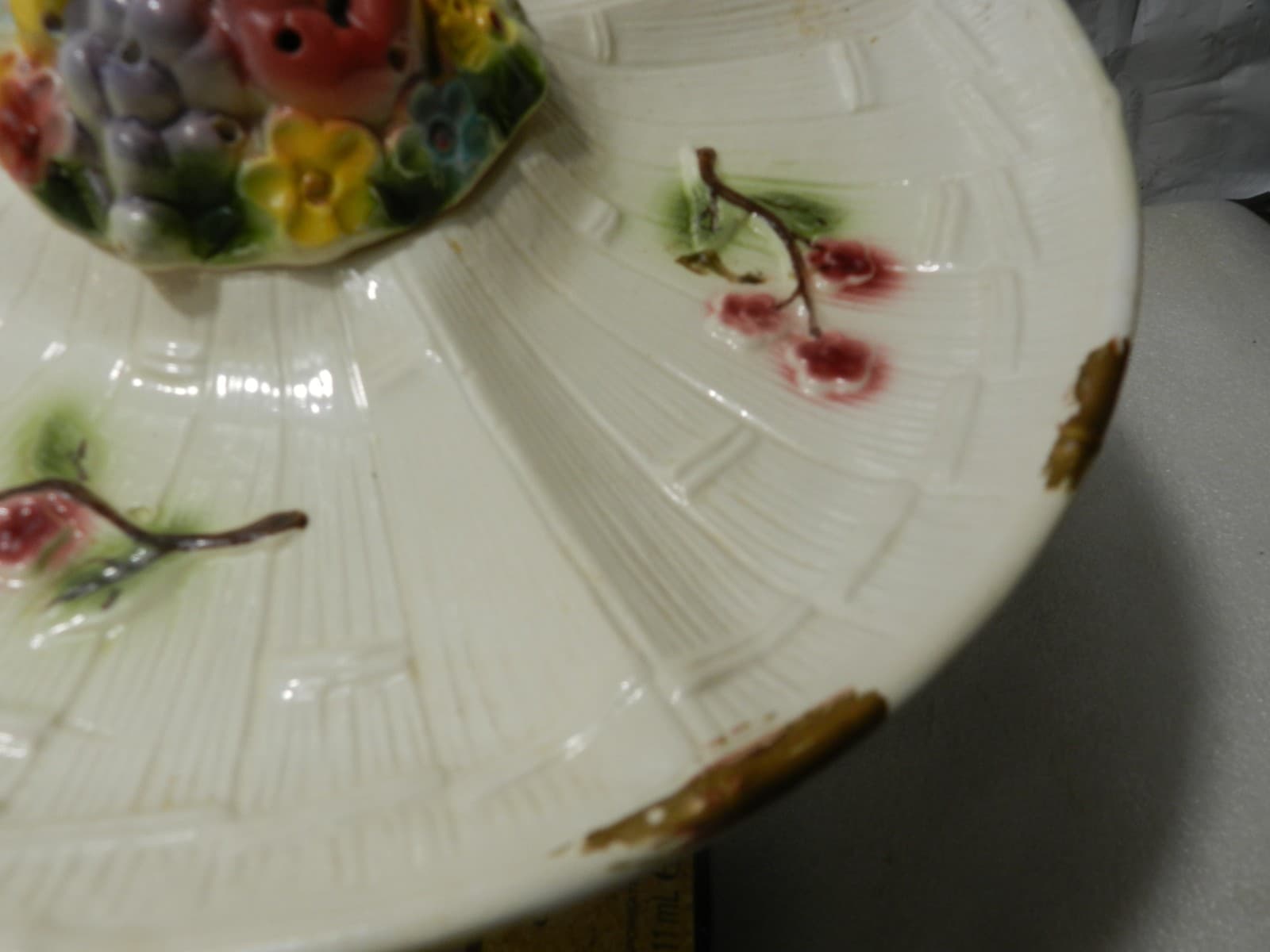 Vintage Divided Serving Dish w/Toothpick Holder That Swivels by Tilso Japan D9JJ - Thumbnail 6