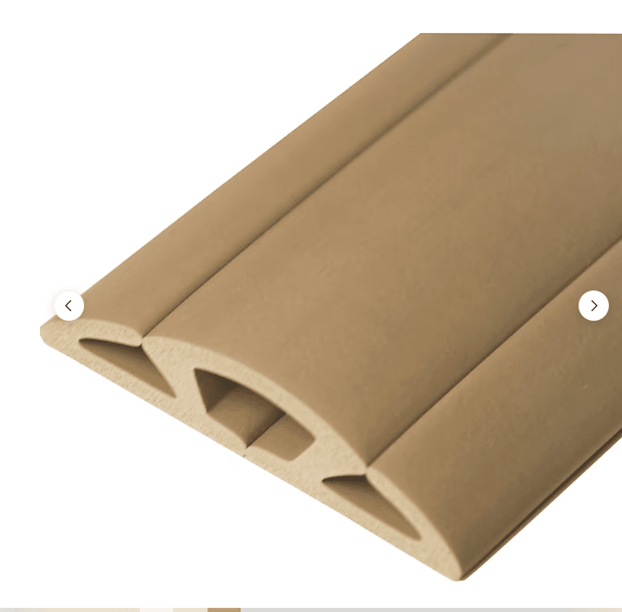 UT Wire Cord Protector & Concealer - Beige - 15 ft. New (Q68K) - Thumbnail 3