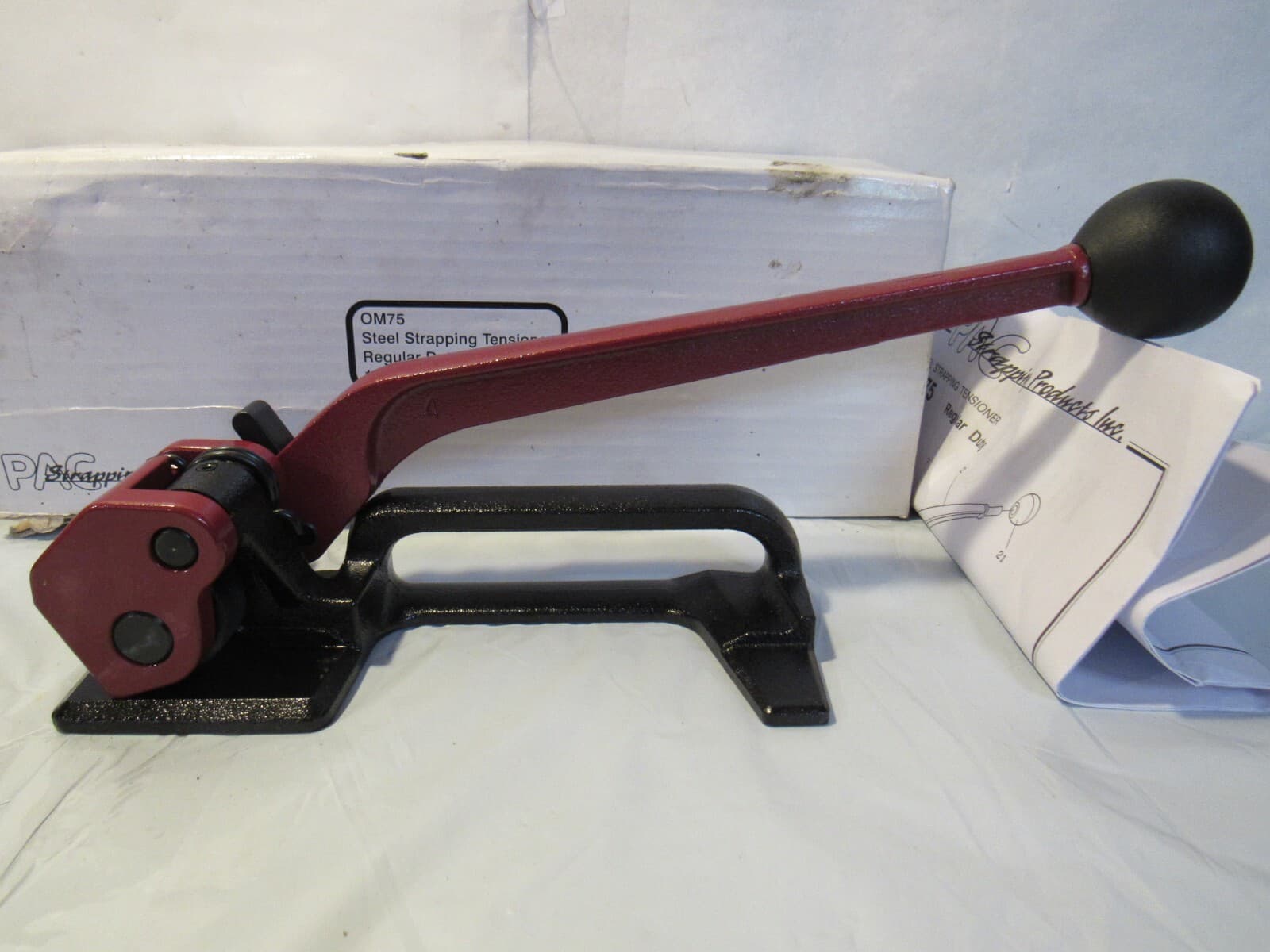 PAC STRAPPING OM75 FEEDWHEEL MANUAL TENSIONER STEEL STRAPPING Z65K - Thumbnail 2