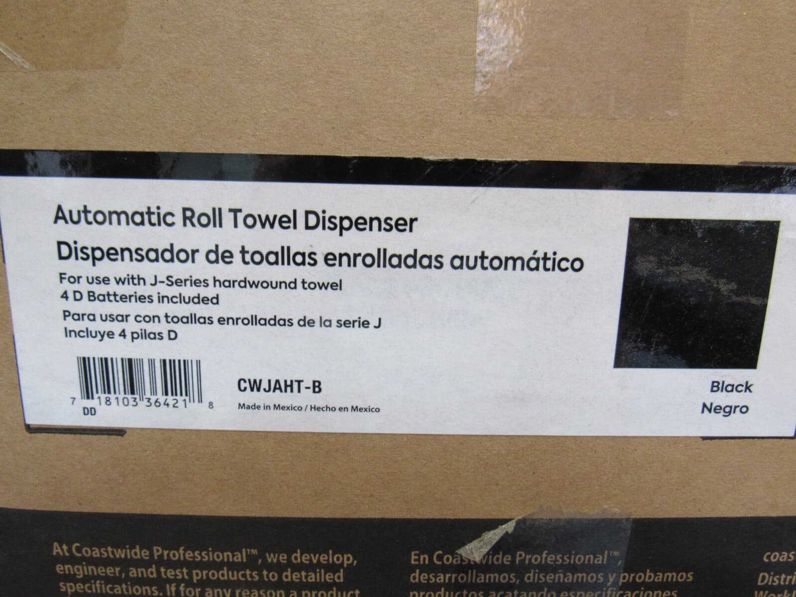 Coastwide Prof Automatic Touchless Paper Towel Dispenser CWJAHT-B BLACK (Q66K) - Thumbnail 9