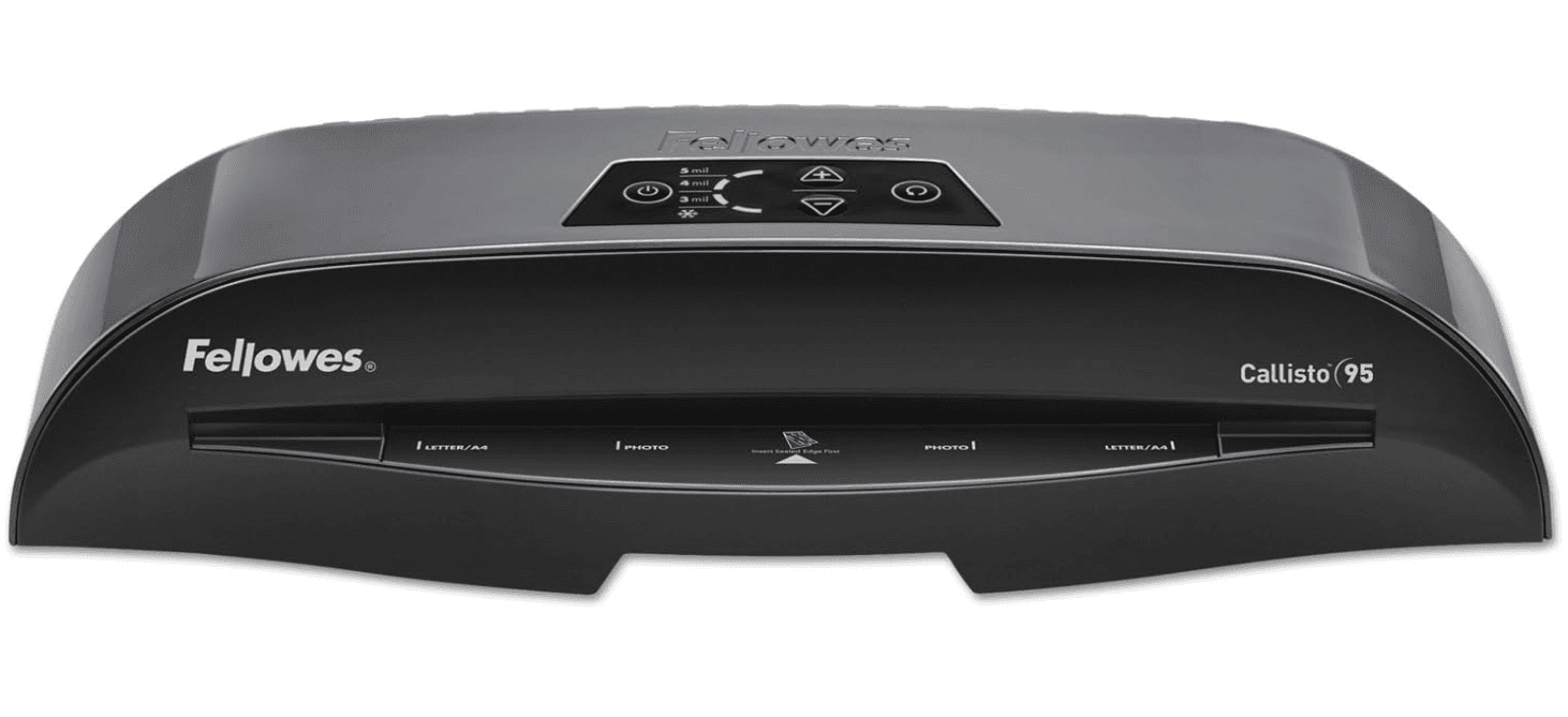 Fellowes Callisto 95 Laminator 9 1/2" Width Auto Shut Off Pouch Starter Kit Q65K - Thumbnail 3
